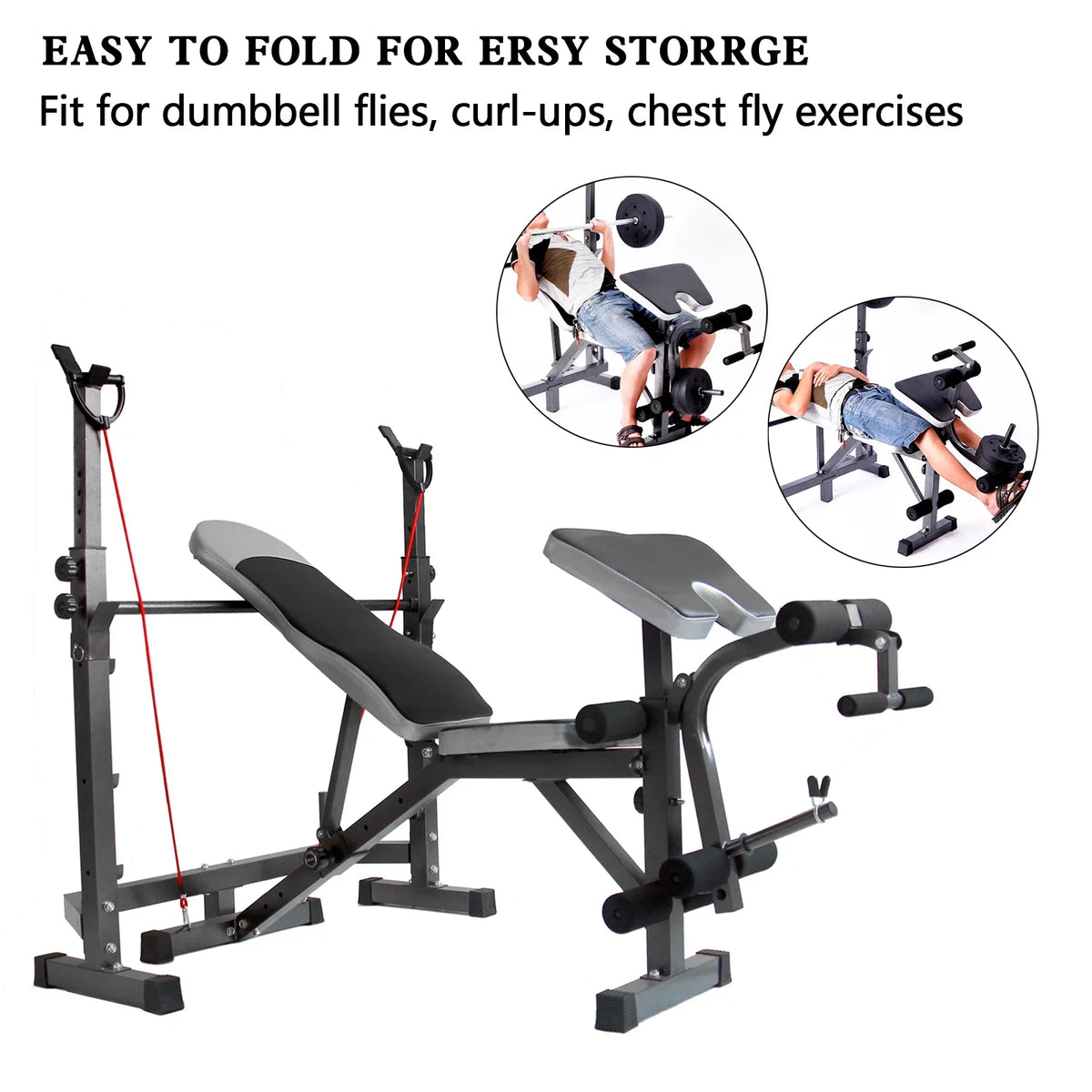 Olympic Press Workout Crunch Handle Champ Stock Body with US Curl, Weight Leg Workouts, Home and Developer Bench, Bench for Equipment At for Preacher Workouts Home
