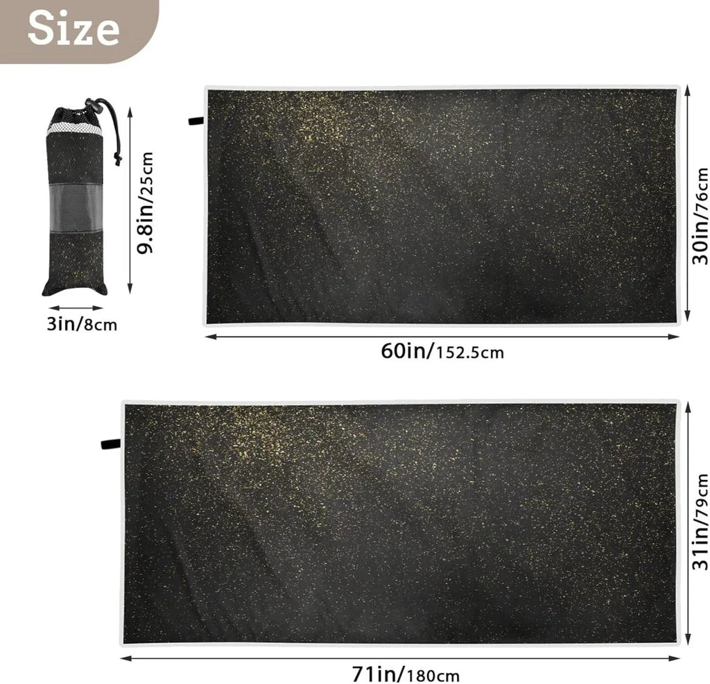 Texture for - Holiday（72） - Swimming Glitter Compact Super Towels Oversized Dry Quick Absorbent Lightweight Camping Towel Travel Beach Towel Bestwell