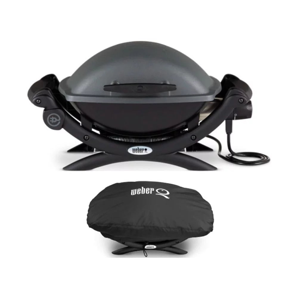 Grill Cover Weber Grill 1400 Q Electric (Black) with