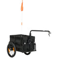 with Aosom Bottom Bike Trailer Storage Removable Wagon Box, No
