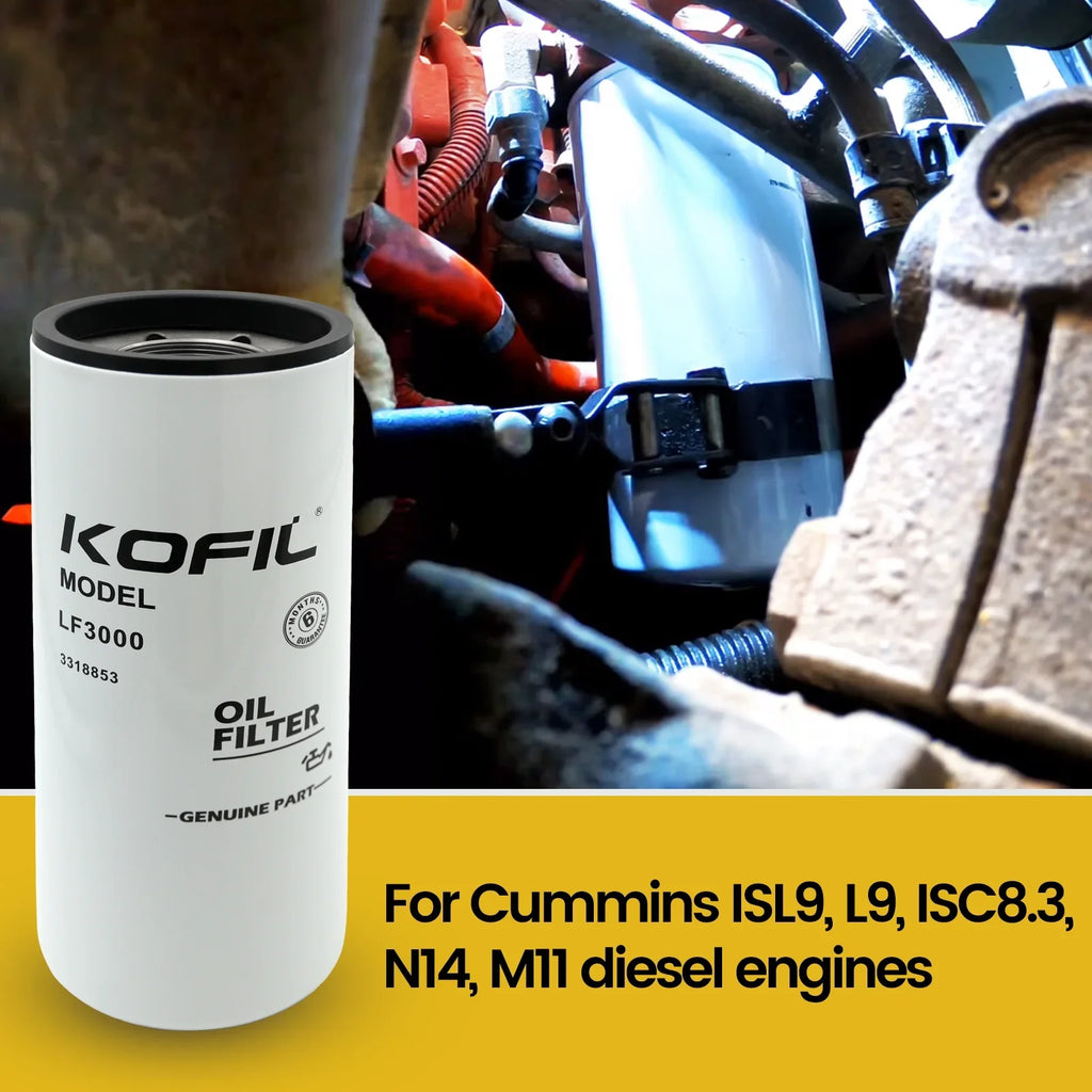 Cummins 5pcs LF3000 Lube Filter Combination Filter Fleetguard For Oil