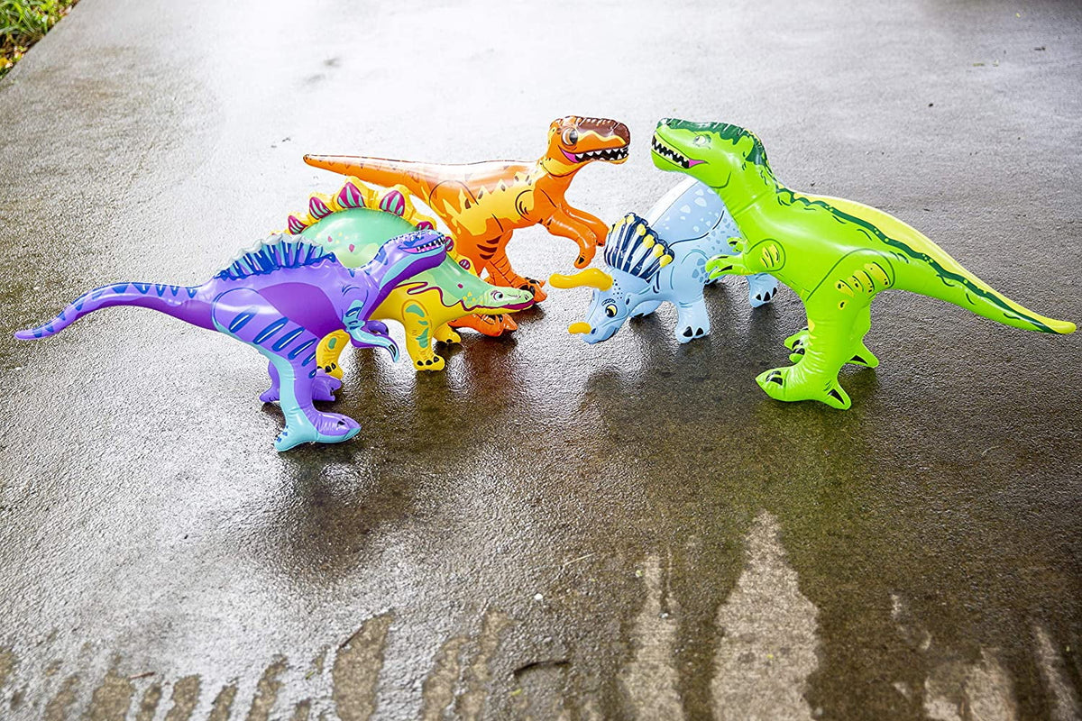 Dazmers | Toys With Dinosaur Pump - Dinosaur T-Rex Set Playset Inflatable