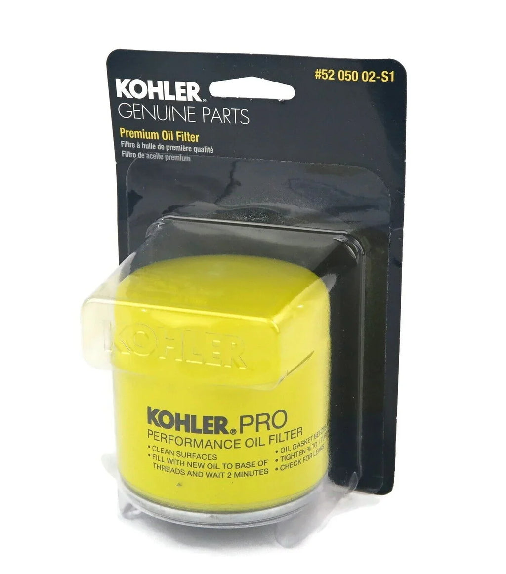 050 for Pack) | 02-S, Oil (2 5205002S Performance Kohler 52 Pro Filter Anti-drain OEM