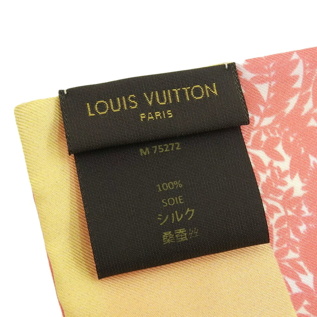 Pink (Good) M75272 Flower LOUIS Silk Pre-Owned Tropical VUITTON Yellow Scarf Bandeau Louis Vuitton