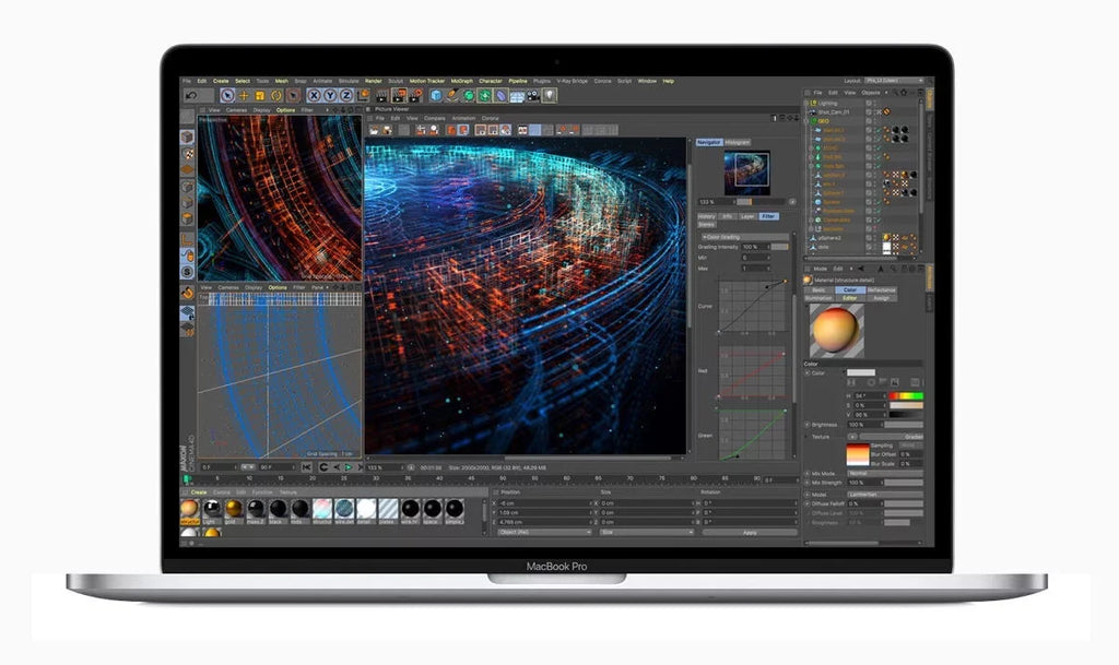 Big A 2.4Ghz Core 256GB 16GB Mac Memory i5 Included Pro Power 2560x1600 Sur Touch Apple SSD Grade OS Adapter 13.3-inch Quad Silver, Display Bar) Macbook (Retina, MV972LL/A (2019)