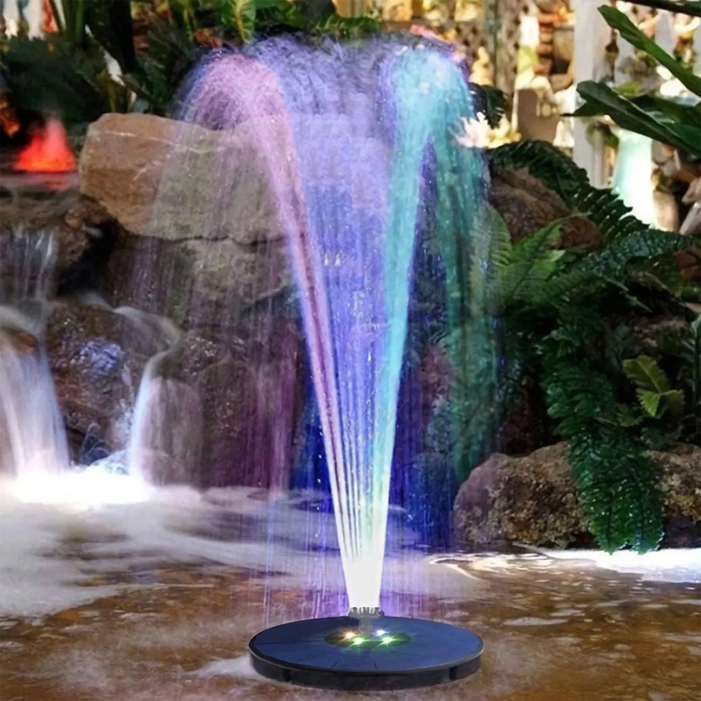 Garden Pump Pool Shinysix Bath Fountain Spray 7 for Fountain with 3W, Bird Solar Pond Patterns