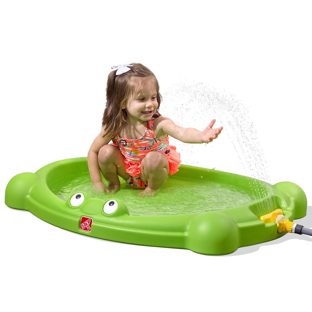 Playset Pad for Splash Plastic Outdoor Green Toddlers Water Step2 Waterbug
