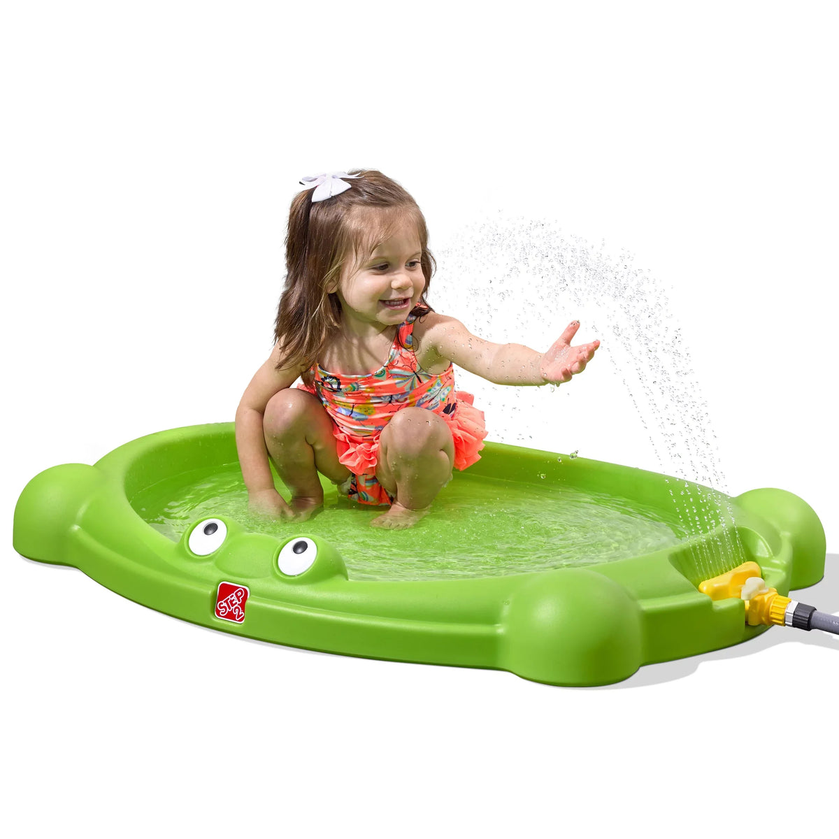 Playset Pad for Splash Plastic Outdoor Green Toddlers Water Step2 Waterbug
