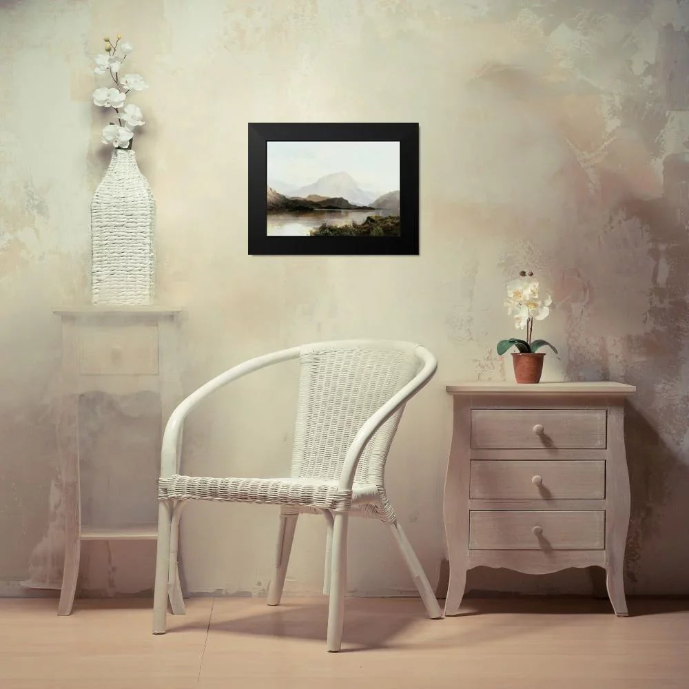 Art Alfred - De Black of Print Breanski, Modern Hills Titled Framed Lomond The Loch Museum 18x14