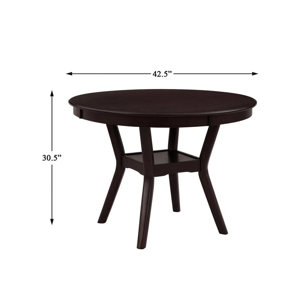 Piece Dining Set Lexicon Wood in 5 Shankmen Espresso