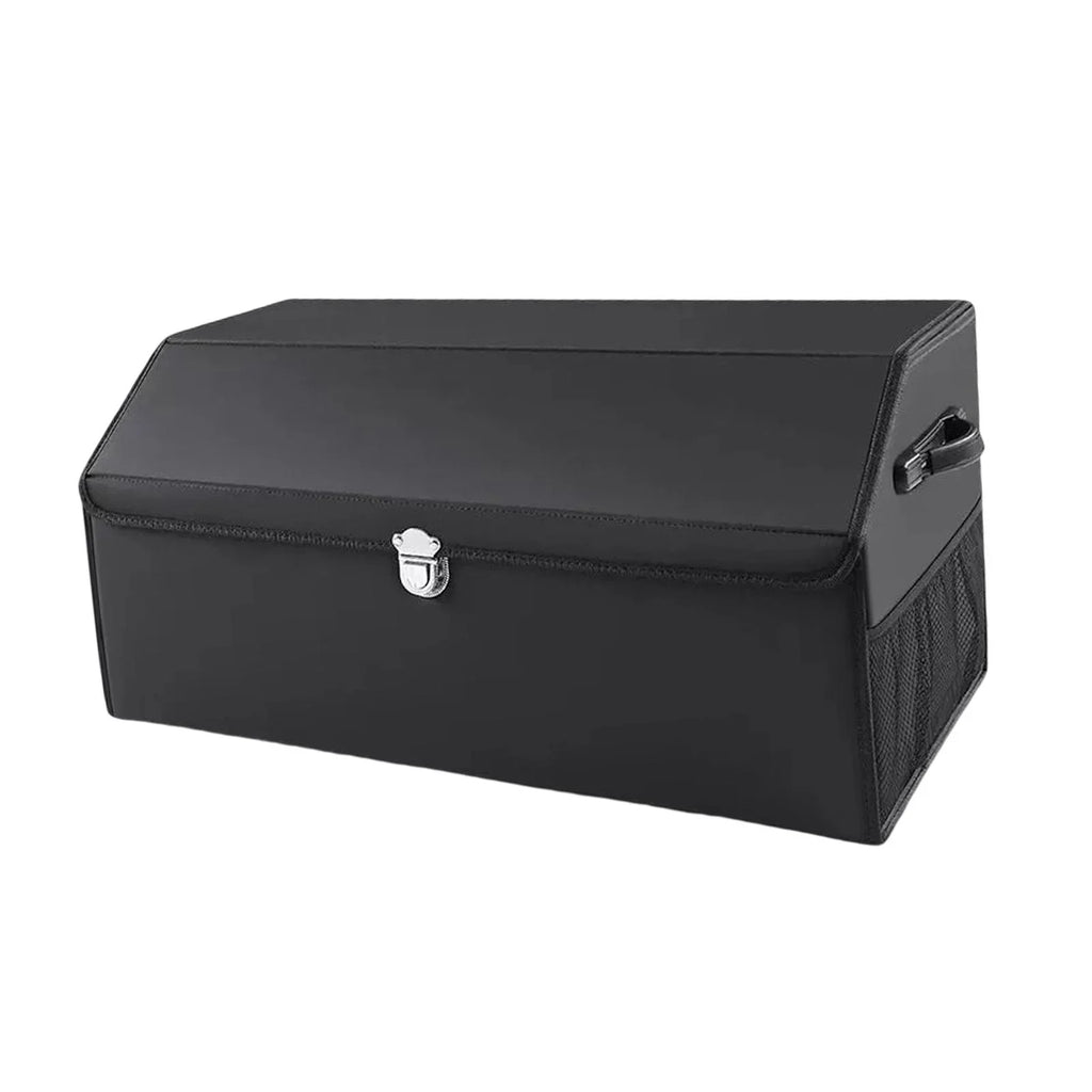 Bin Car Box for Storage Foldable Dustproof Cars Car Trunk Organizer Handles with L