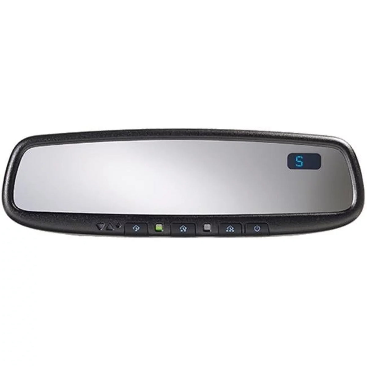 (Blue Mirror 5 Rear Buttons) Compass Auto with ADVGEN45AB5 Advent Gentex Homelink View and Dimming