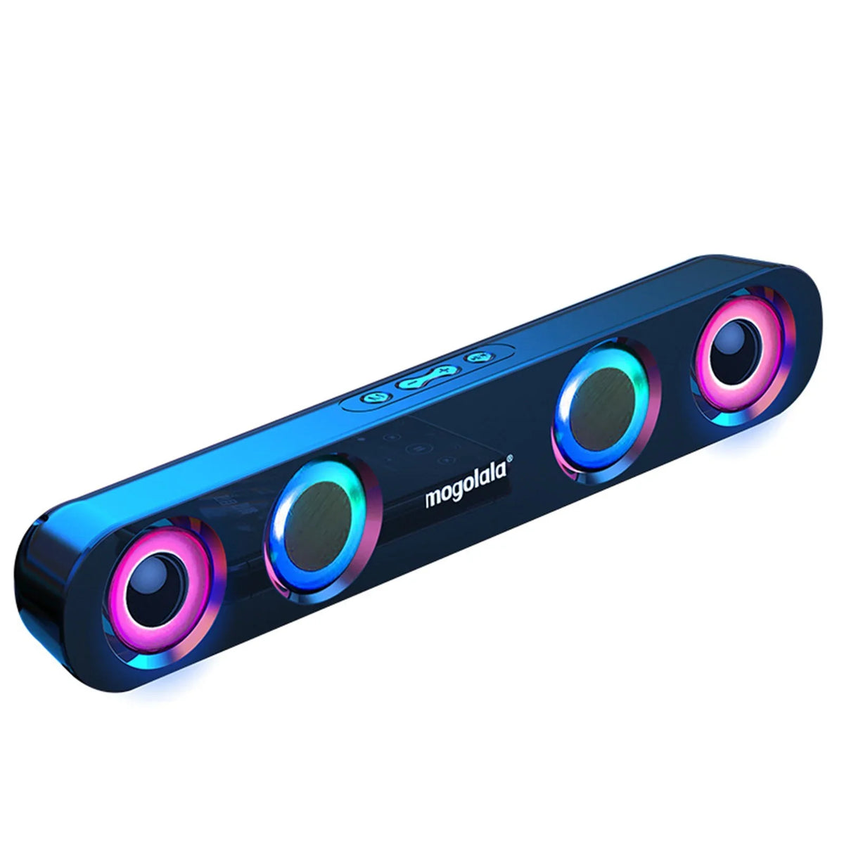 Dual Home Karaoke Desktop Sound Colorful Strip in Bar Speaker Long Tv Sound Wireless Adapter Subwoofer Clearance Sound High Ersazi Power Video Black Speaker Bluetooth