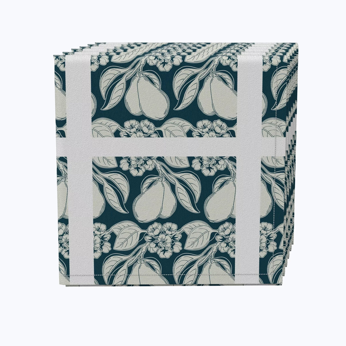 20 4, x - Napkin Products, 20 Cotton, Inc. Set 20x20", Fabric 100% Textile Floral of 98