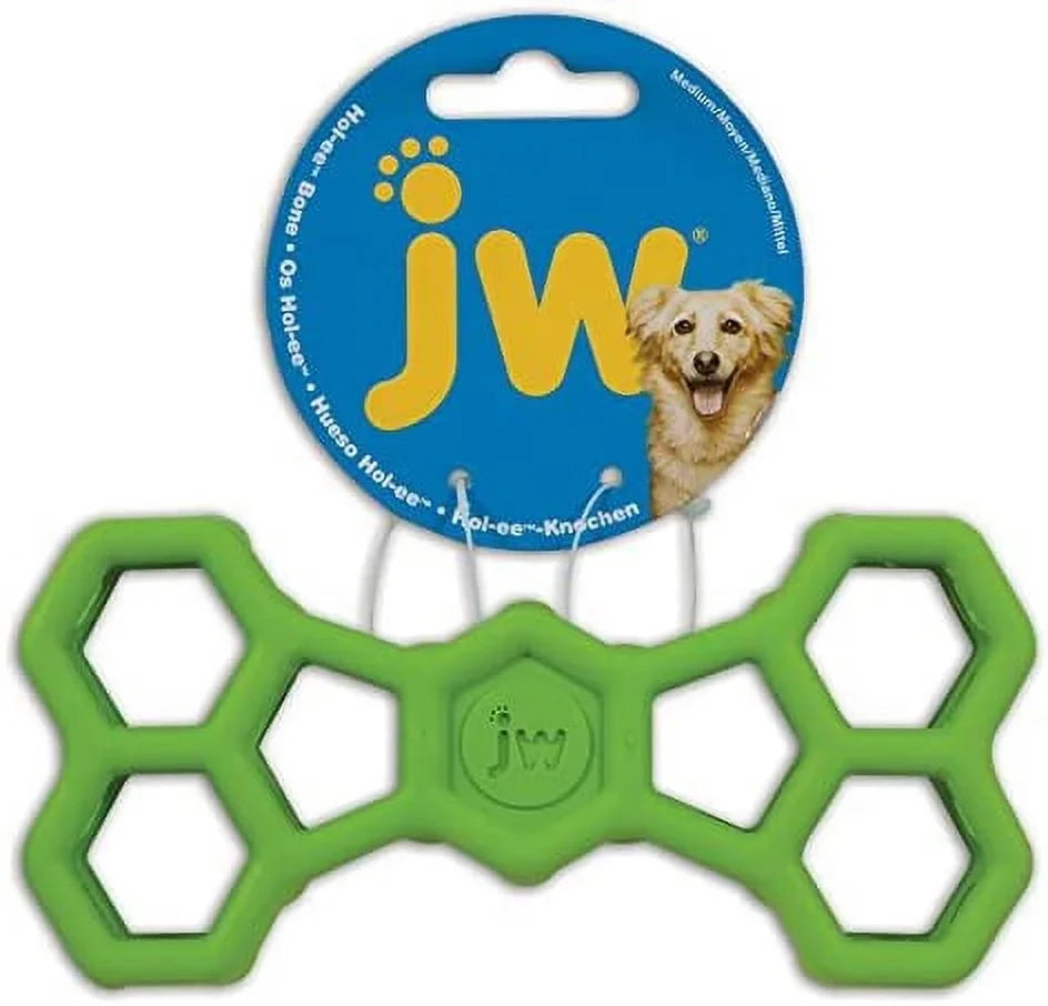 Hol-ee JW Small Dog Chew Puzzle Toy, Pet Bone