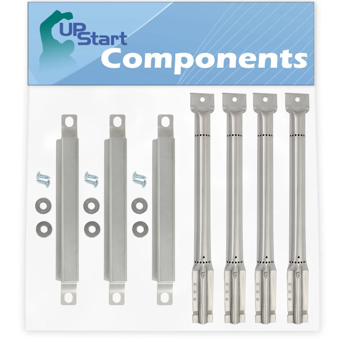 Chef Master Tube Carry Tube for Compatible Barbeque Burner - Crossover Parts Channel 3 & 85-3062-2 Pipe Over Grill 4 Replacement & Tube BBQ Burner Burners