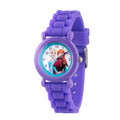 and Watch, Time Anna Teacher Girls' Plastic Elsa Purple Purple Frozen Strap Silicon
