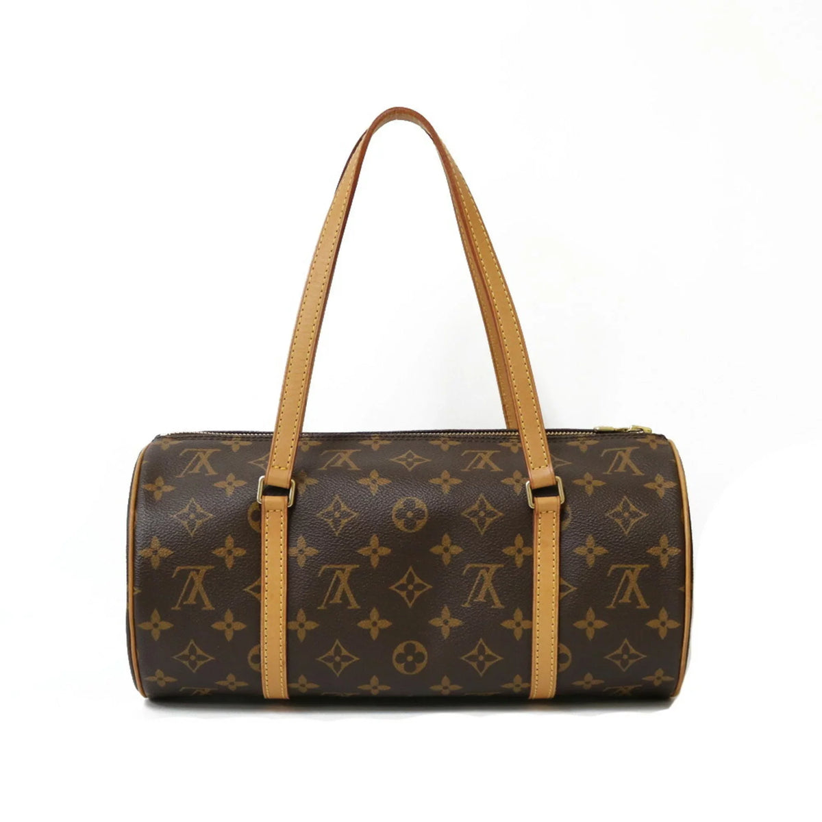 Brown Papillon 30 VUITTON Shoulder LOUIS Bag Pre-Owned Canvas Women's M51385 Monogram (Good)