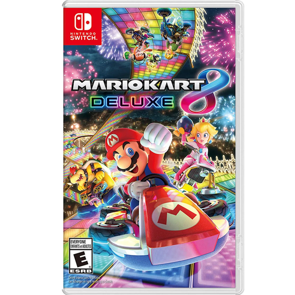 Kart Disc Upgraded and Triggers for Joysticks Nintendo Controller with Hall 2 Joysticks Switch/PC/IOS/Android/Steam 8 of Effect Pairs Mario Deluxe Pink, Pro Game Switch