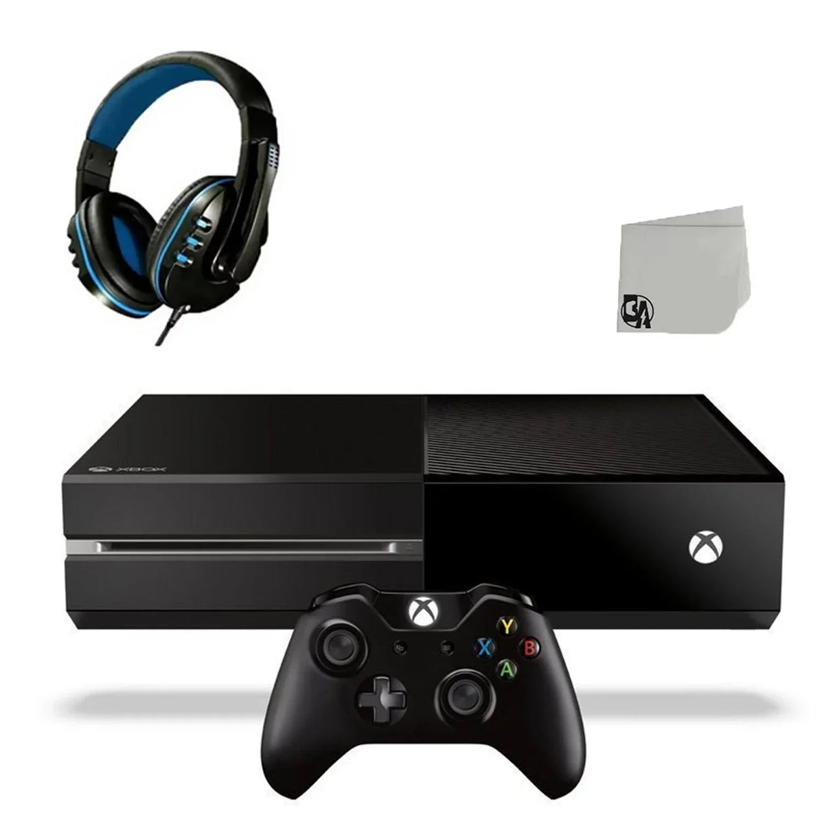 Original BOLT 500GB Headset One Bundle Microsoft AXTION With Black Gaming Console Used Xbox