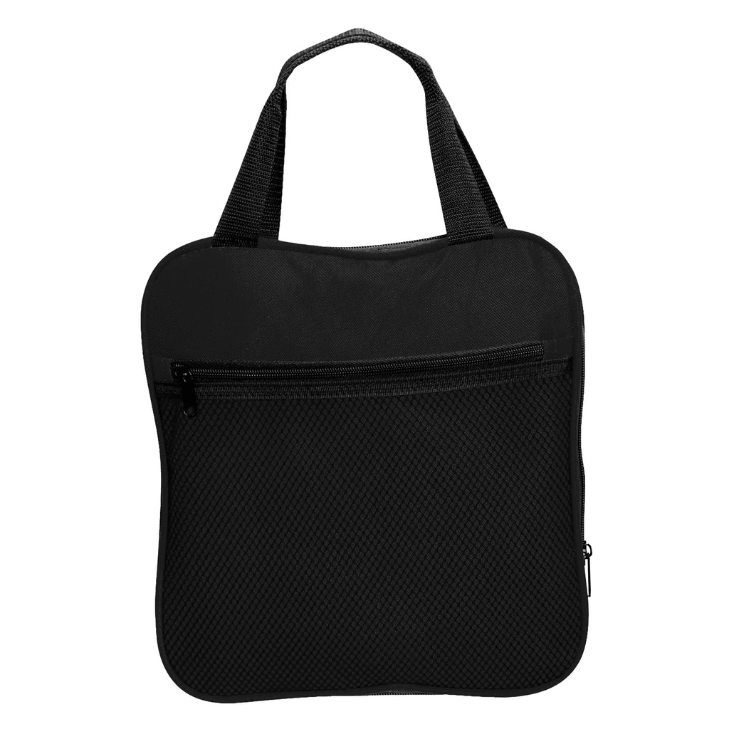Travel Rooster Duffel Black Packable Polyester Unisex Yellow