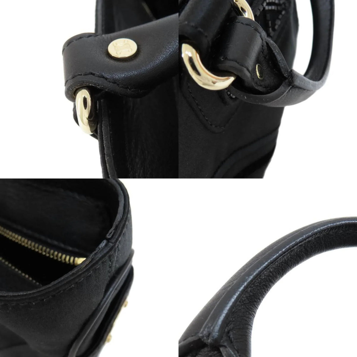 Celine satin CELINE Pre-Owned (Good) ladies handbag bag boogie