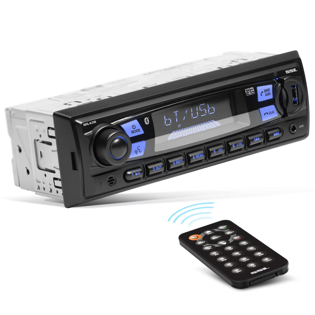Bluetooth, USB, Car Stereo, CD, ML43B No AM/FM SD, Storm Sound Laboratories