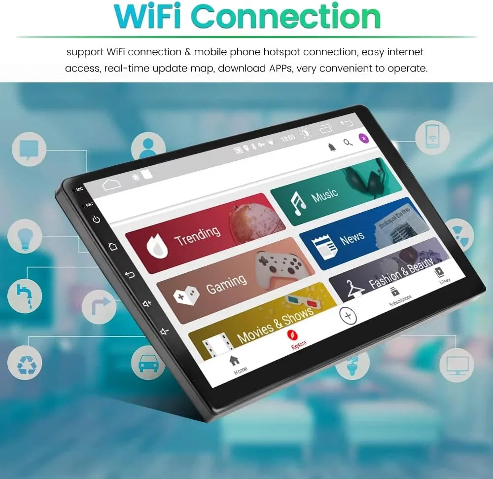 GPS/FM/WiFi/USB, RX300 Lexus RX330 Stereo Lexus 32GB 2003-2009,Android SWC/Wired Auto with Car Toyota 12 RX350 for Carplay + Harrier Car Support RX400H Radio Android 2GB