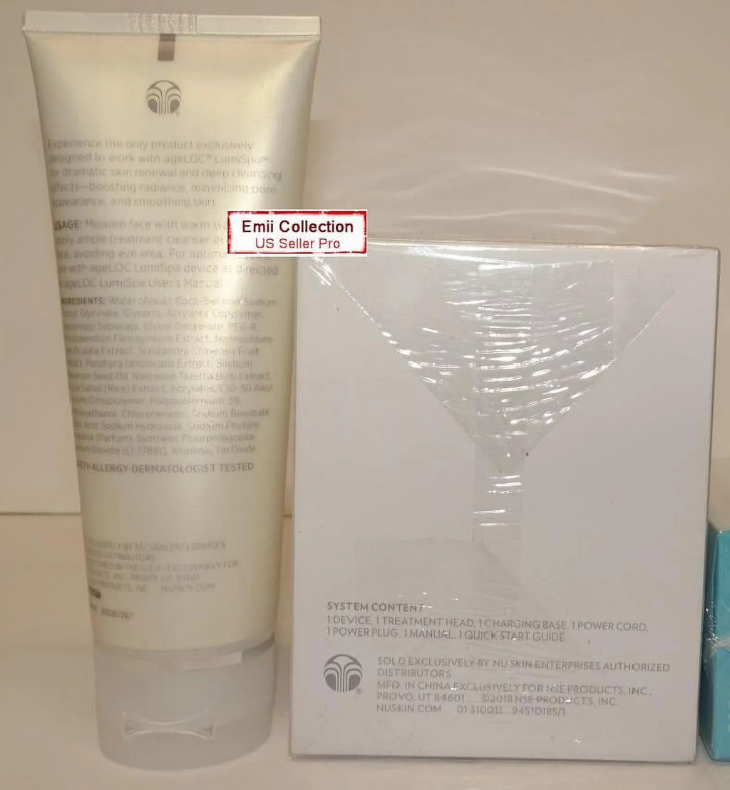 with ageLOC Nuskin Kit Lumi Skin Cleanser Normal/Combo Spa LumiSpa IO Nu