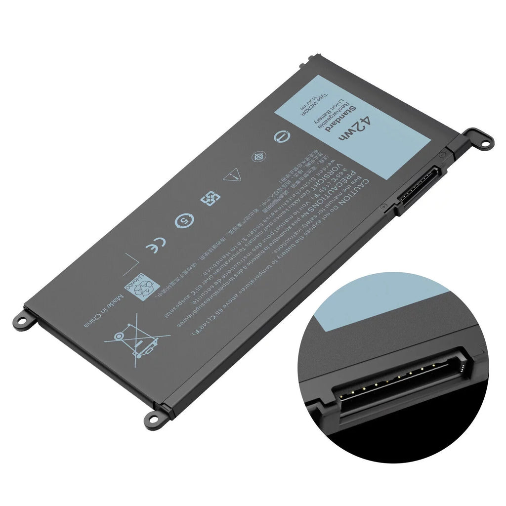 7569 7579 For 5568 13 5368 Inspiron 5567 Battery 7368 FC92N WDX0R 15 5x Dell