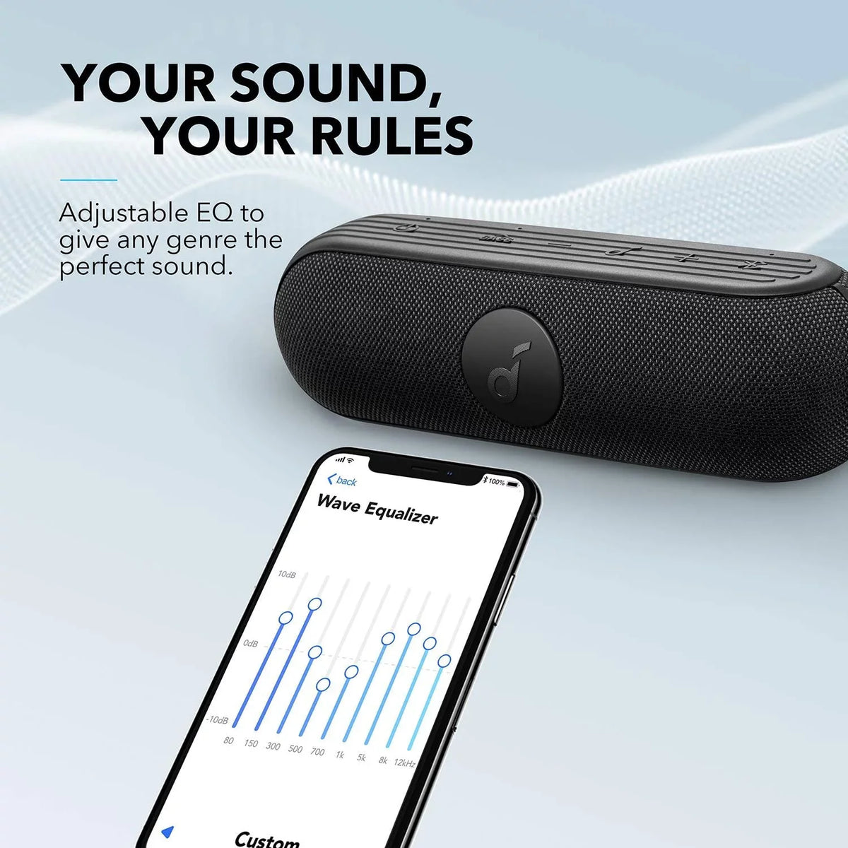 IP67 Speaker by Anker- | | Black 12-Hour | Soundcore | Playtime A3123Z11 Portable Icon+ Waterproof