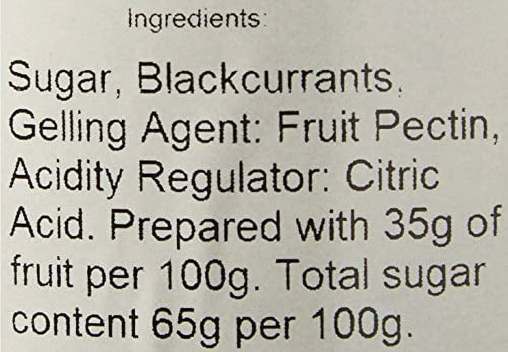 preserve, scottish ounce preserve 12 blackcurrant