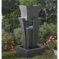 Led Planter Bowery Light Raining Fountain with Water Hill