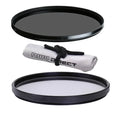 Vivitar Grade Grade Polarizing Filter, Nwv Cleaning Cloth. Microfiber Circular 67mm & Direct UV Filter, High (Skylight 1A) 67mm Vivitar High