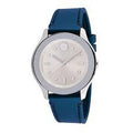 Strap Bold Watch Silicon Movado Dial Women 3600715 Silver Swiss Green