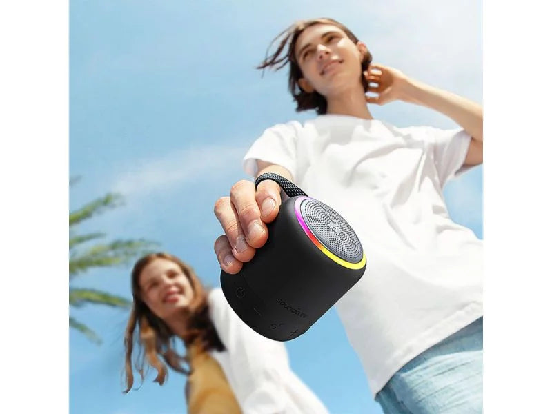 B3127Z11 15H IPX7 3 Portable Soundcore 2-Pack Speaker Mini Playtime Waterproof Black Bluetooth Refurbished Pro