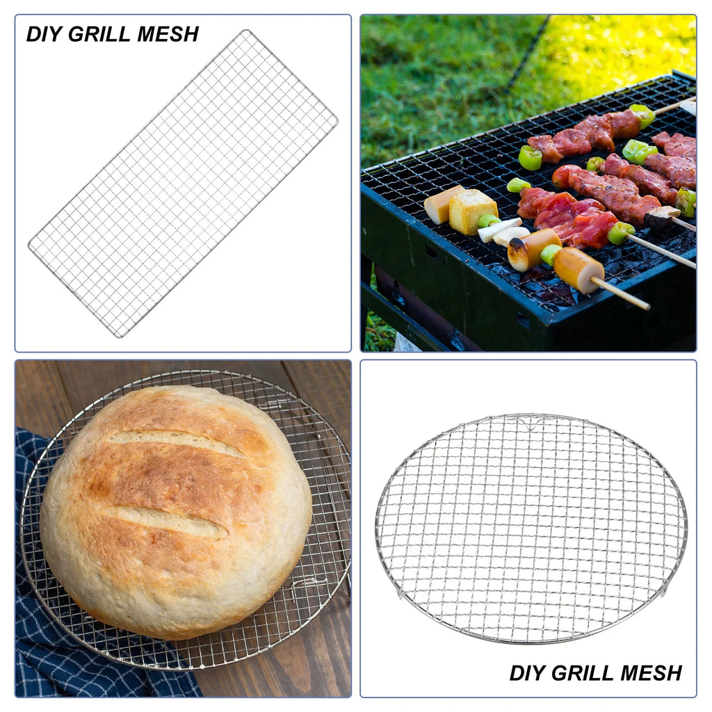 Screen Air for Replacement Woven Screen, Window Door Stainless Mesh Vent Screen Wire 304 Steel Mesh