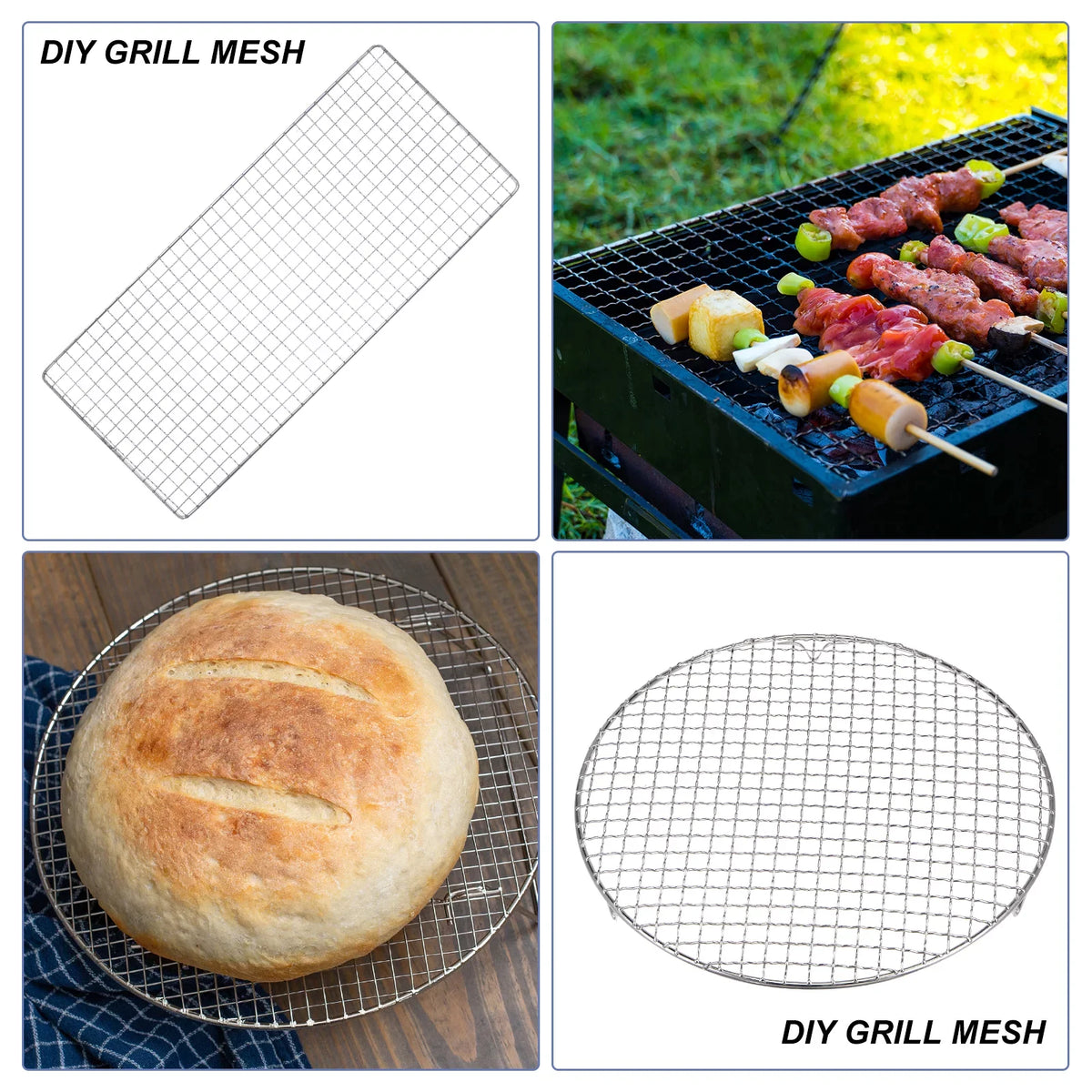 Screen Air for Replacement Woven Screen, Window Door Stainless Mesh Vent Screen Wire 304 Steel Mesh