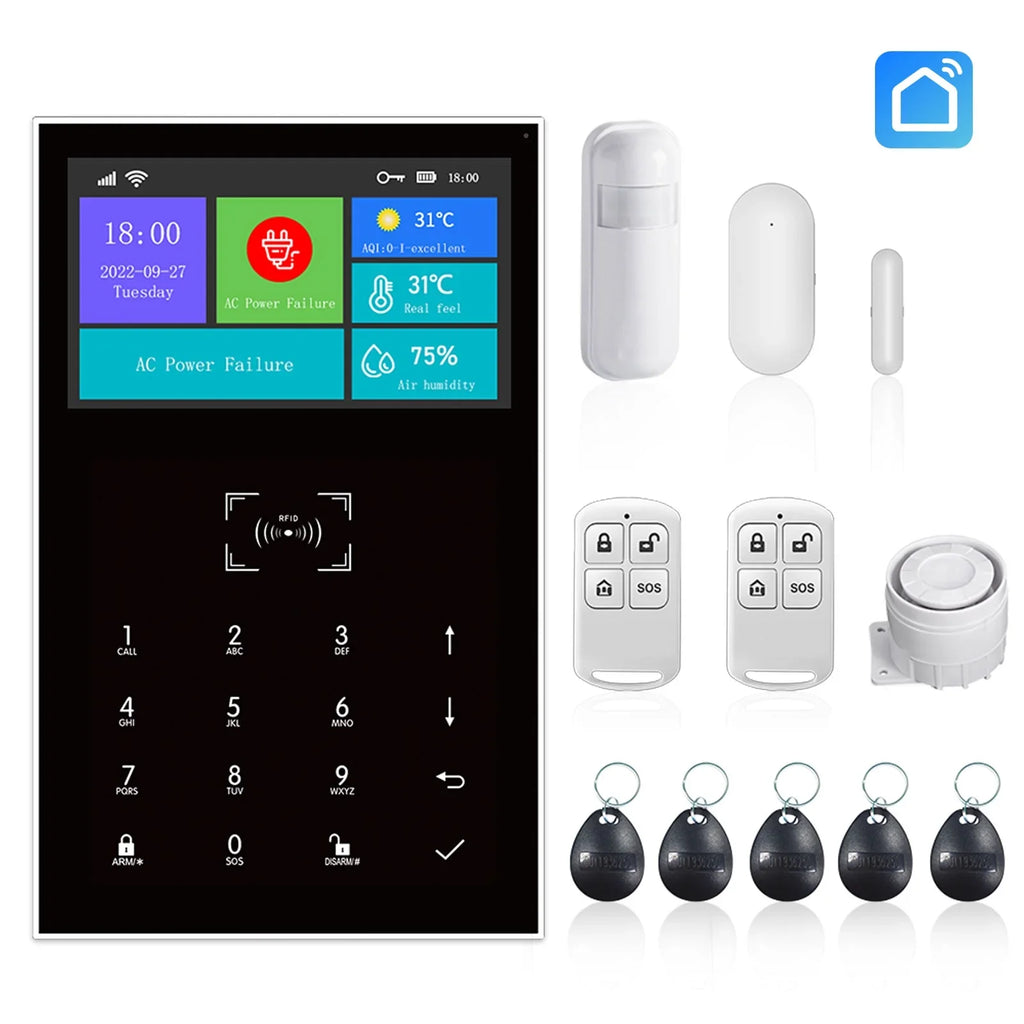 RFID GoolRC All APP DIY Screen WIFI Touch Home Burglar USB Life GSM System Smart Wireless Smart