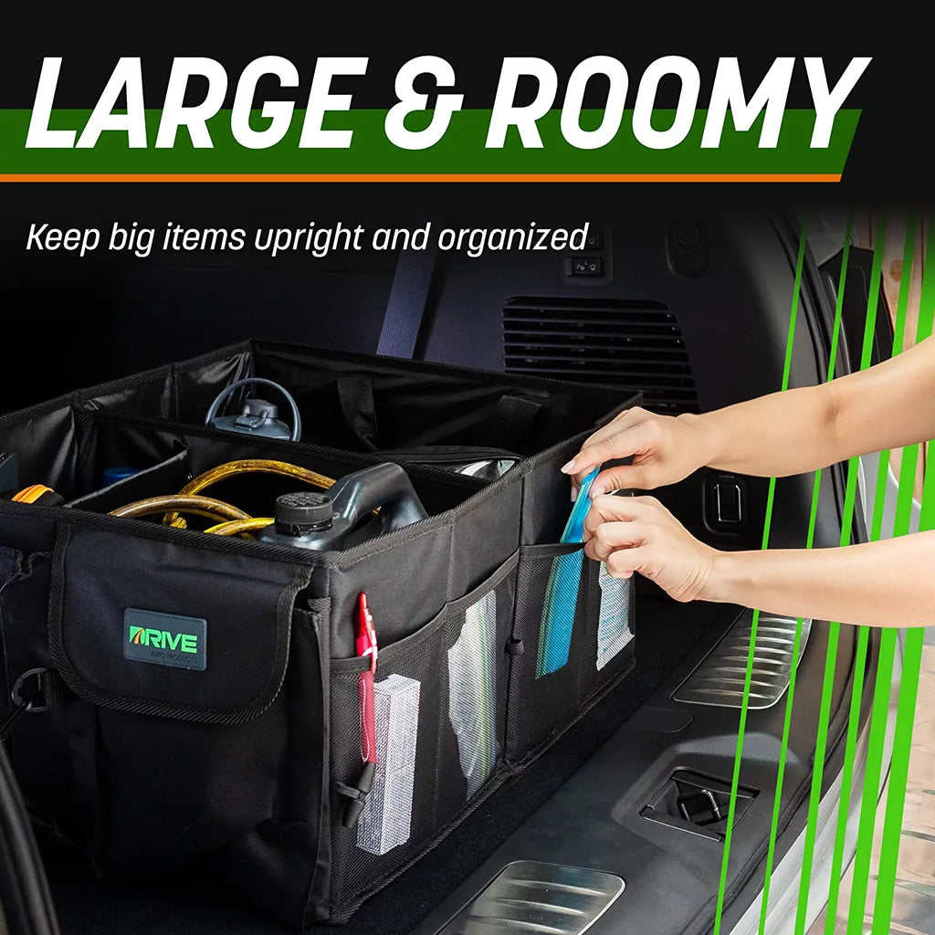 Car DRIVE Accessories, Trunk Multi Products Tan and Cargo Auto Storage, Organizer Compartment SUV