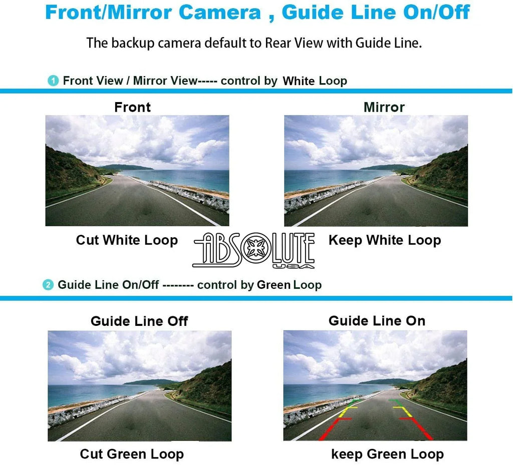 Camera LED High Universal Viewing Plate Reversing CAM2100S Car Backup License Waterproof Vision View 8 Plate Night Camera License 170° HD Angle Absolute Sensitive Bright Chrome Rear Camera,