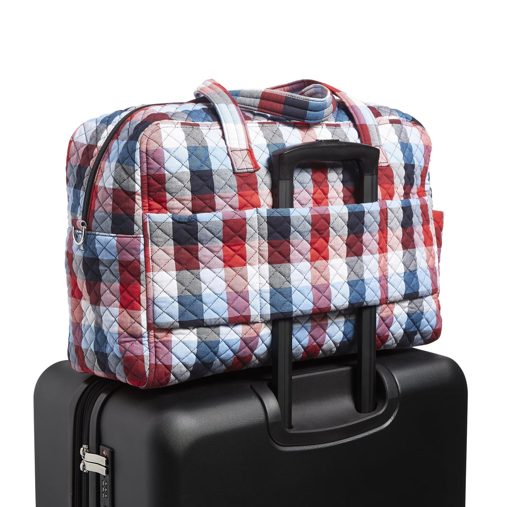 Bag Plaid Patriotic Bradley Vera Women's Recycled Weekender Cotton Travel