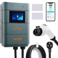 Smart 11.5 Vehicle Cable Energy 0-48A & for Charging Level WiFi, VEVOR 240V Certifie Station, Use, NEMA Indoor/Outdoor TPE Plug kW with 6-50 Charger EV 24-Foot Electric 2 Star Charging Adjustable, ETL