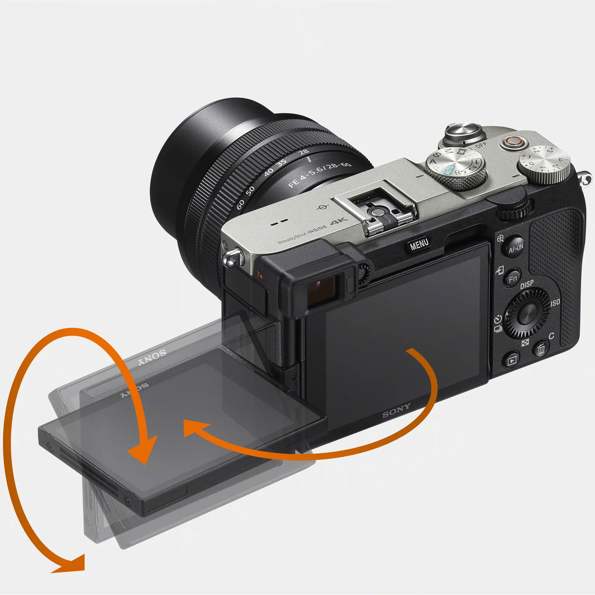Alpha with + Body Macro Filters 28-60mm Bundle + + with + Frame a7C Silver Sony Extra ILCE7CL/S Gear Lens Flash 7C F4-5.6 Kit Battery Mirrorless Case & Accessories Telephoto + Deco Full Camera Lenses