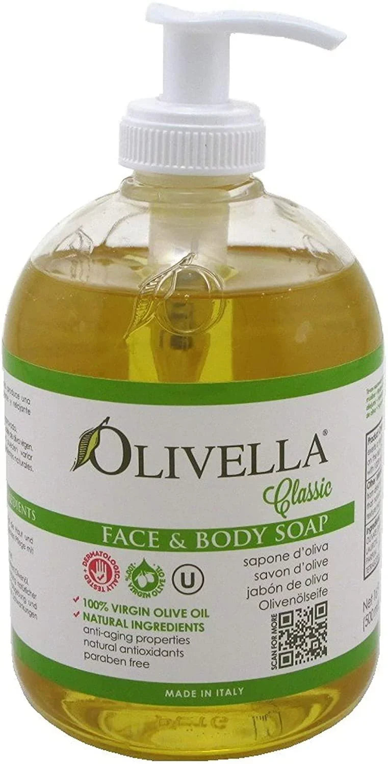of Olive Body Olivella Soap Oil (Pack 16.9 Face Liquid oz Virgin and 3)
