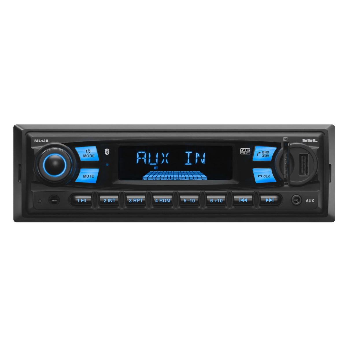 Bluetooth, USB, Car Stereo, CD, ML43B No AM/FM SD, Storm Sound Laboratories