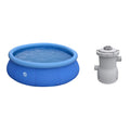 Prompt 10' Pump w/Clean Filter Pool Set JLeisure x 30" Inflatable Plus