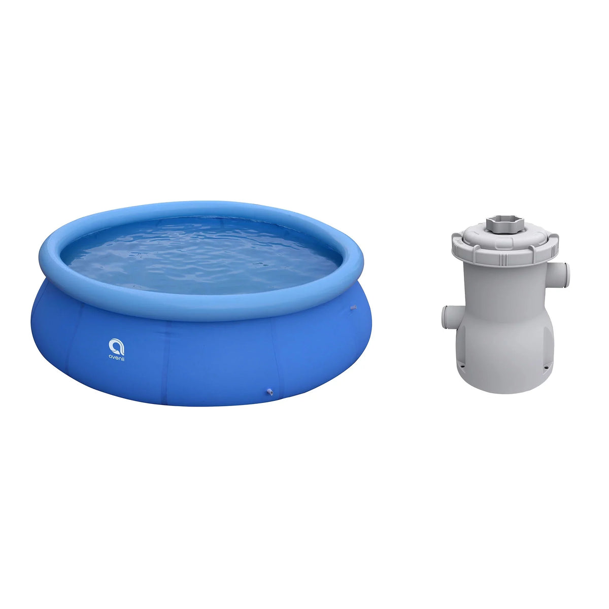 Prompt 10' Pump w/Clean Filter Pool Set JLeisure x 30" Inflatable Plus