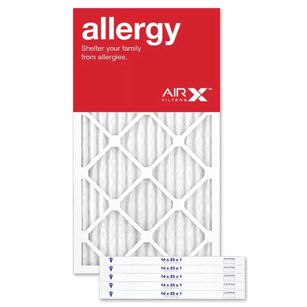 Pleated 14x25x1 Allergy AIRx Filter MERV 11