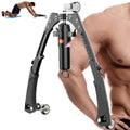 Expander Arm Hydraulic with Exerciser 22-440lbs for with Power Adjustable & Chest Home Training Handle, Roller Upgrade Wheels, Twister Ab Stretchable Wheel 2-in-1 Twister Muscle